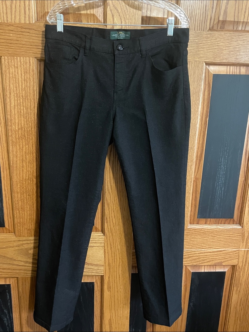 BRAND NEW WITHOUT TAGS. Lauren Ralph Lauren Black Straight-Leg Women’s Jeans. 12